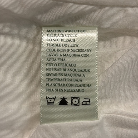 Tangerine Brand Jacquard Fleece Vest White Women's Size Medium - Picture 5 of 5